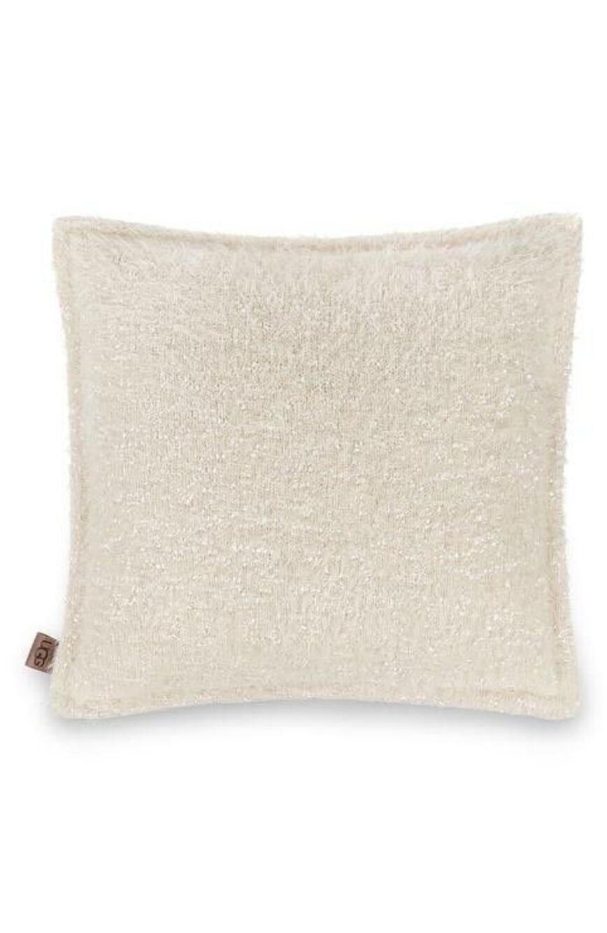 UGG Stilson Knitted Accent Pillow Snow 20x20 Cream Home Decor NEW